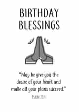 Christian Religious Birthday Card 16748 created by Christian Gift Store