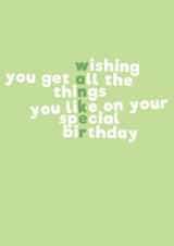 rude wanker Birthday Card 11745 created by Mean Little Cards