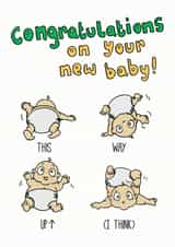 new baby baby New Baby Card 11659 created by Kat Willott