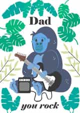 you rock Father's Day Card 31221 created by Sarah Twist