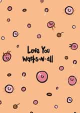 Love You Warts N All Card created by Peas-in-a-Pod