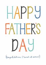 awesome turned Father's Day Card 42286 created by Sarah Frances