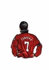 Cantona Eric Cantona Birthday Card 18172 created by Boy Oh Boy Designs