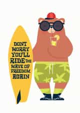 Don't worry Isolation Just because Card 18205 created by Pixie Brown