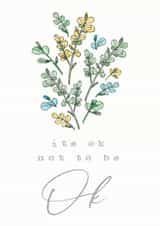 it's ok Thinking of you Card 2894 created by Shiv Makes Things