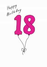 18 18th Birthday Card 7070 created by A Ray of Sunshine Cards