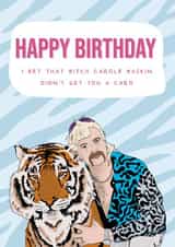 Birthday Tiger King Card 42915 created by Jessica Wright