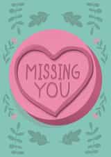 Miss you Missing you Love & Friendship Card 18262 created by Fab Bab