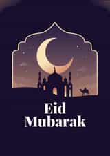 eid mubarak Card 8427 created by Rabal