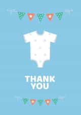 Baby Themed Thank You Card 1000 created by Tangerine Lamp