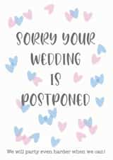 Sorry your wedding is postponed - Covid 19 wedding card created by Created by joy