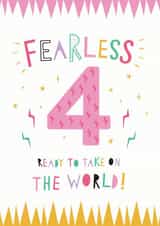 four today four Birthday Card 16091 created by Dotty Black