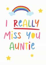 auntie aunt Just because Card 4817 created by Hello Fridays Studio