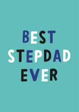 Best Stepdad Father's Day card created by Nutmeg and Arlo