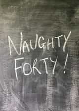 40 forty Birthday Card 15107 created by Hot Balloon Art