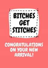 new baby female New Baby Card 18004 created by The Blonde Whippet