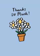 Thank you Flowers Thank You Card 18296 created by Jenny Seddon