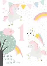 1st birthday first birthday Birthday Card 11029 created by AK Designs