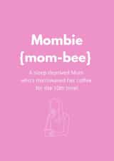 A humorous card for Mum's on any occasion created by Kate Hitchman