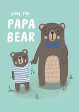 Love You Papa Bear Card created by Jessica Harvey