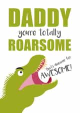 Cute dinosoar birthday card for daddy. created by One Day in May Design