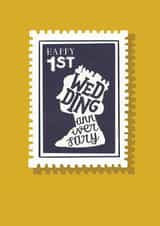 adult 1 Anniversary Card 16341 created by Made by Burbs