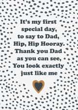 first fathers day dad Father's Day Card 11030 created by AK Designs