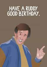 Alan Partridge Steve Coogan Birthday Card 13591 created by Scott Harris