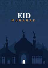 eid mubarak religious Card 8428 created by Rabal