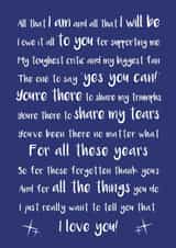 I Love You Mum/Dad created by Rhymes To Remember