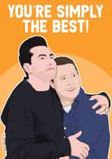 You're Simply the Best David and Patrick created by Pink + Pip