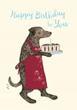 Cute Dog Birthday Card created by Paper Bird