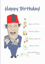 Birthday Tommy Cooper Card 39803 created by @2Fs Design
