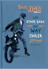 biker Dad birthday or Father's day card created by Jasperpie