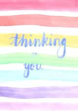 Thinking of you card created by Little Red Apple