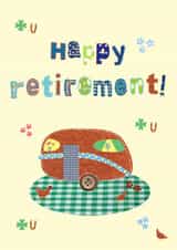 Retirement caravan Retirement Card 7510 created by Diane Worth