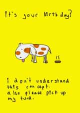 birthday rude Birthday Card 16900 created by Tiger Fluff