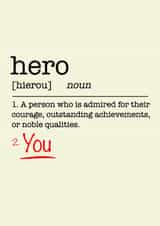 hero nhs Just because Card 18283 created by Krafty Kards