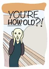 scream funny Card 42953 created by Krafty Kards