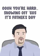the office tv Father's Day Card 16849 created by James  Steer