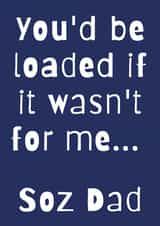 money rich Father's Day Card 34330 created by JESSICArds