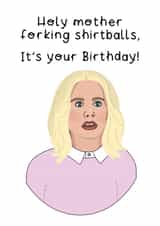 The good place eleanor shellstrop Birthday Card 15849 created by Helen Bicknell