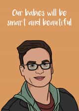 the big bang theory smart Anniversary Card 43192 created by This Crafty Couple