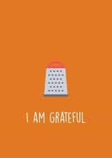 grateful grater Thank You Card 15513 created by Nuu Cards