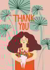 thank you Thank You Card 17591 created by Isabel Canvas