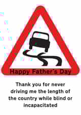 Dominic Cummings Blind or incapacitated Father's Day card created by The Happy Bee