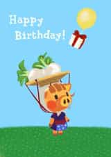 Turnips animalcrossing Birthday Card 11656 created by Made_by_mayfly