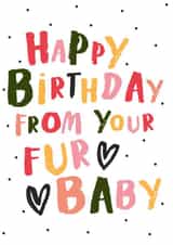 fur baby Birthday Card 18598 created by Poodle Pip