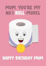 role model loo Birthday Card 16851 created by James  Steer