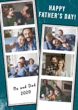 Personalised Father's Day Photo Card created by thortful Designs - photo-strip Father's Day Personalised Photo Card 43203
